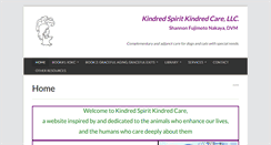 Desktop Screenshot of kindredspiritkindredcare.com